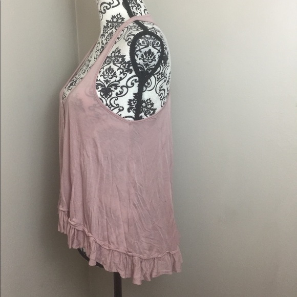 Anthropologie LOA pink dusty rose tank - Picture 2 of 3
